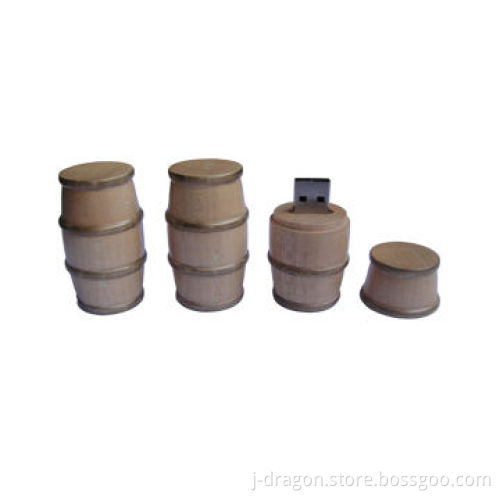 Top Grade Natural Wood Barile & Wine Cask USB Flash Drive